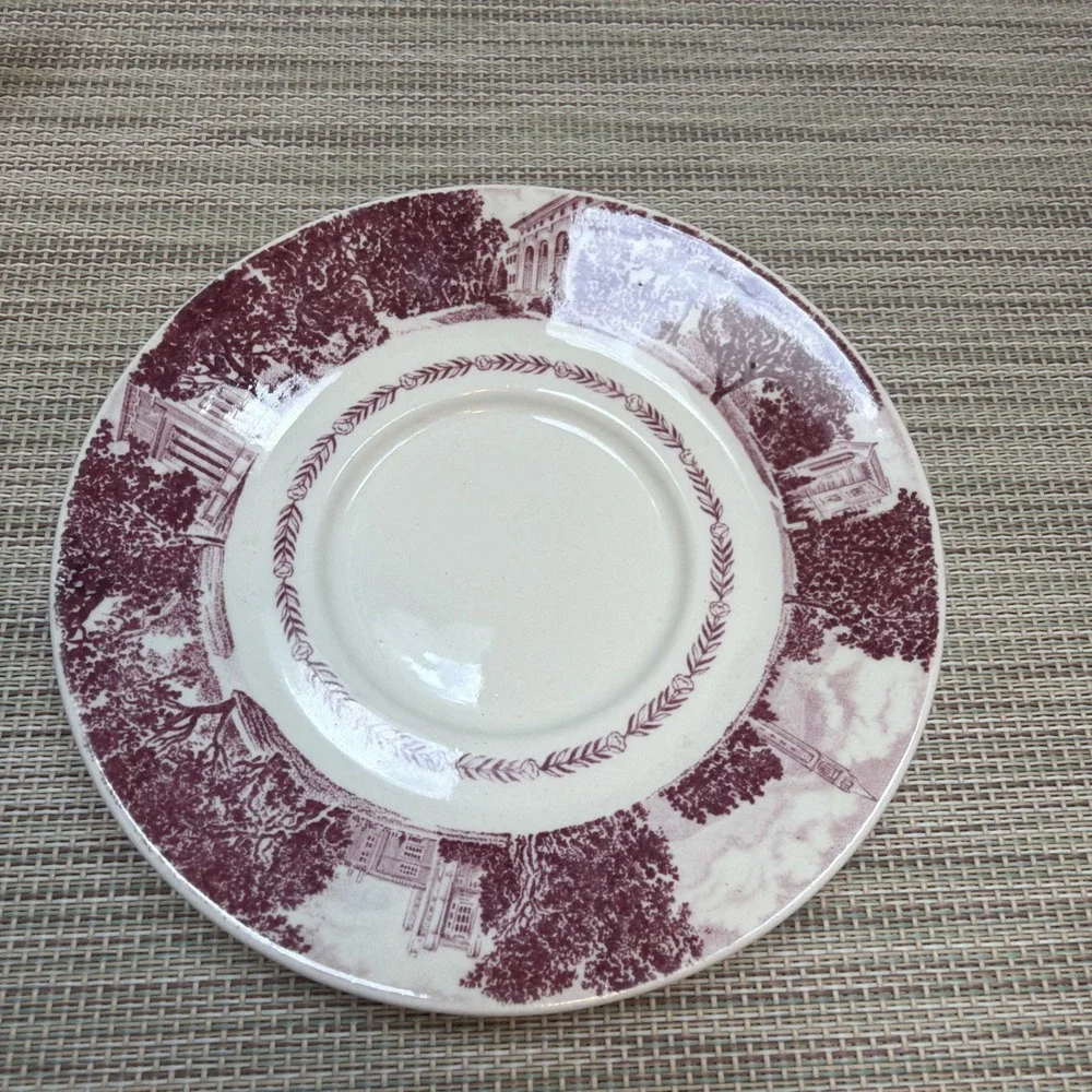 Vtg Wedgewood Cup & Saucer Cal UC Berkeley Diamond Jubilee MINT